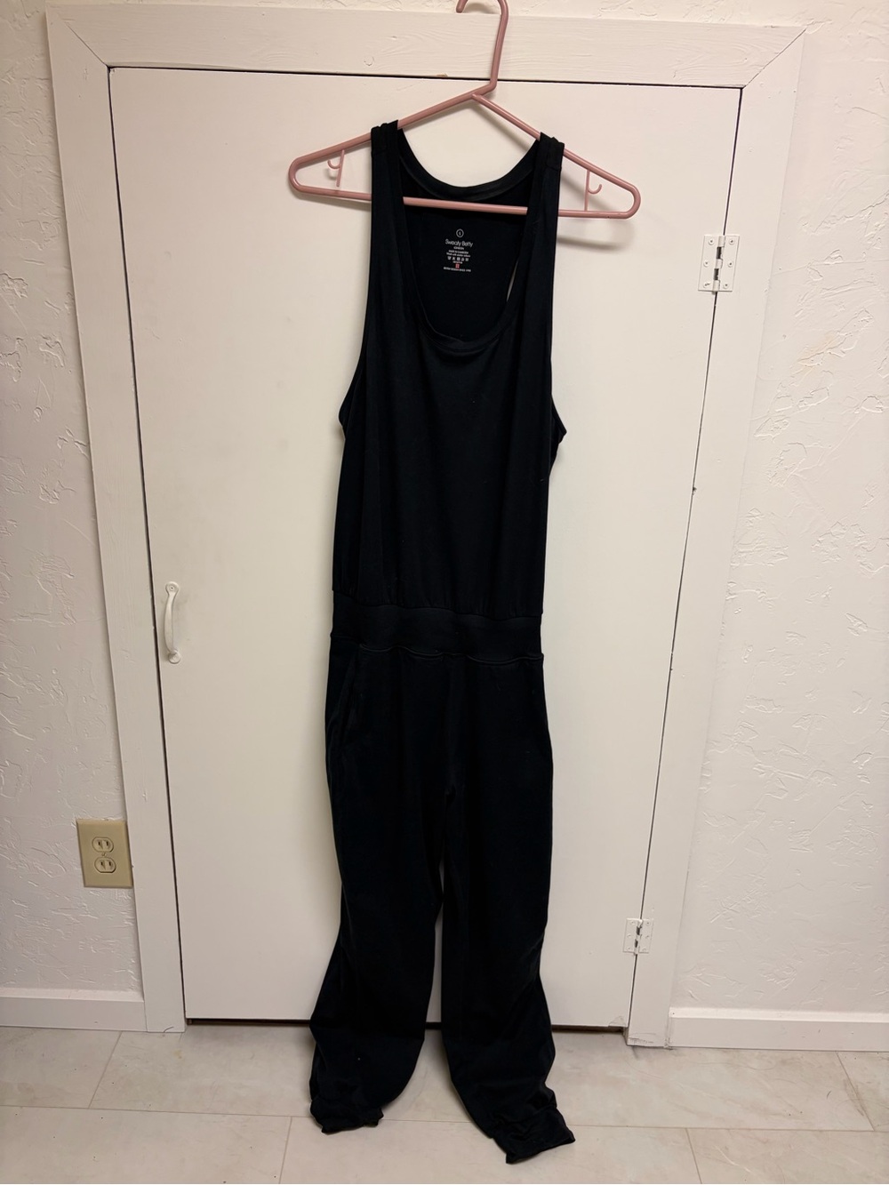Sweaty Betty Black Activewear jumpsuit with pockets